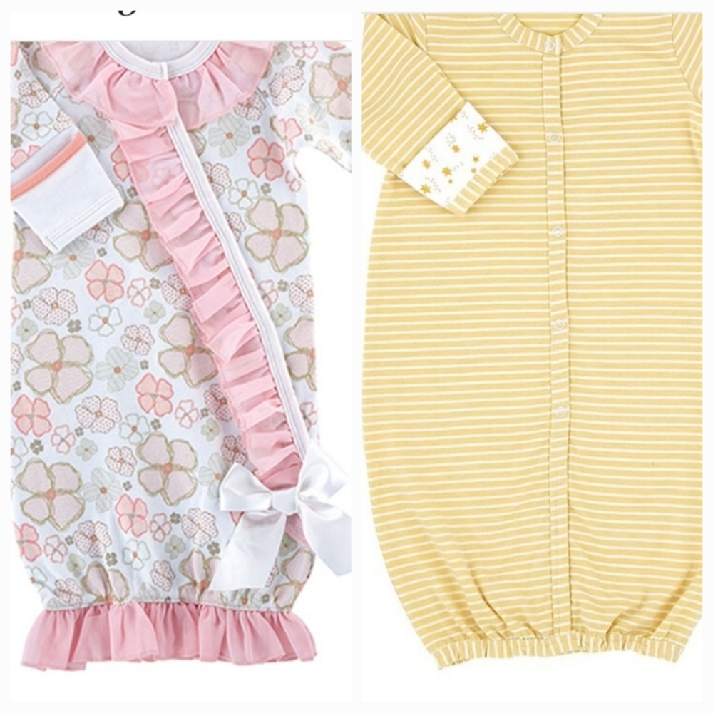 Two New Baby Girl Gowns